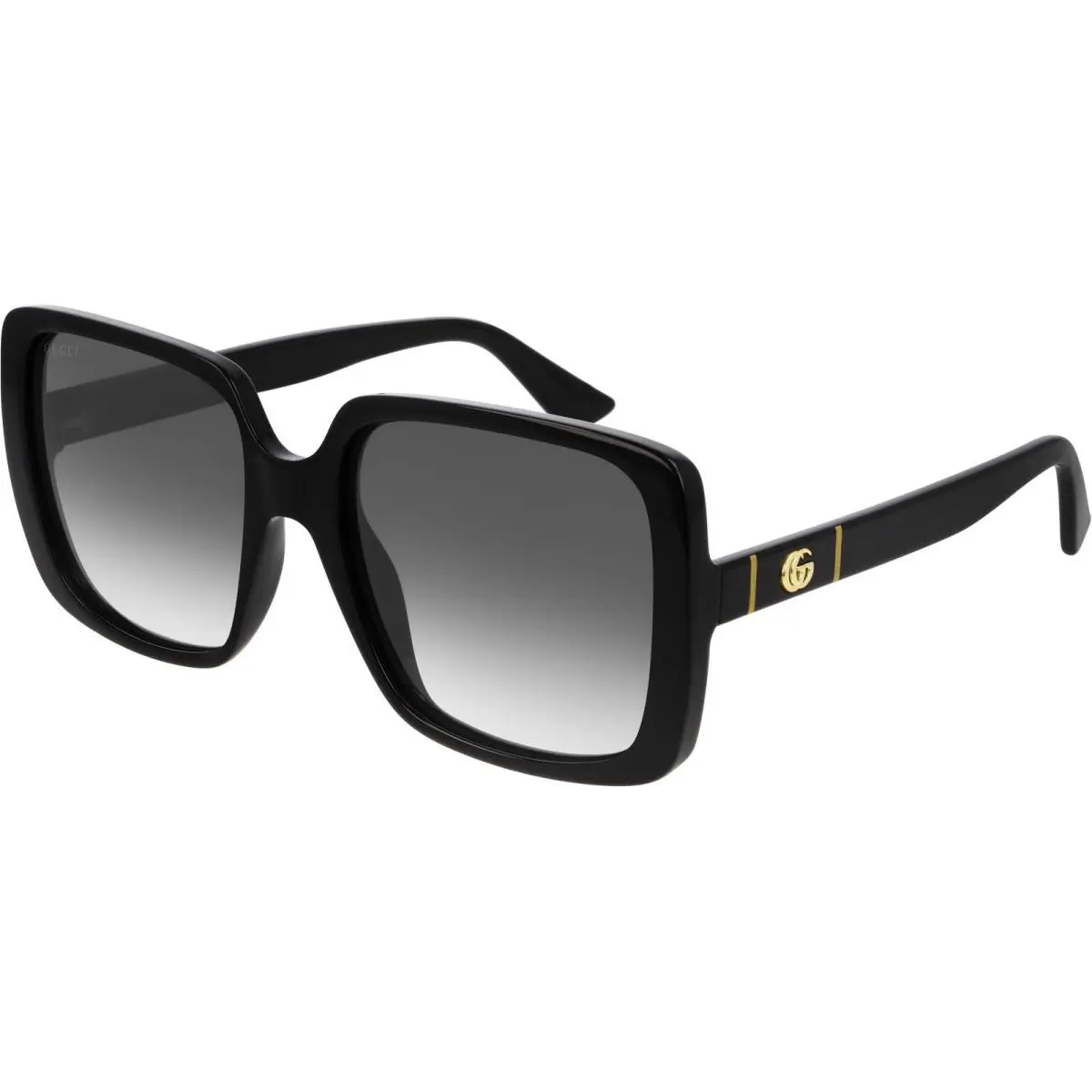 Gucci Logo GG 0632S Sunglasses 001 - Frame: Black, Lens: Grey