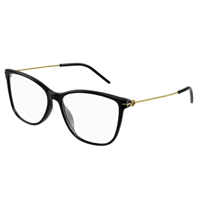 Gucci GG1272O 001 Black/gold 53mm Eyeglasses