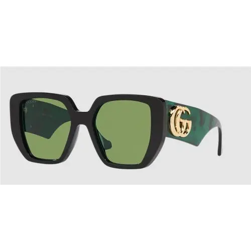 Gucci Green Geometric Sunglasses GG0956S 001 54