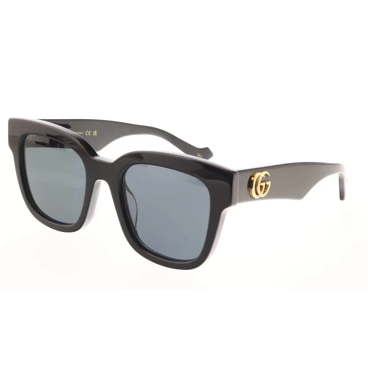 GG0998S-001 Bold Oversized Square Sunglasses with Black Frame-52-21-145 by Gucci
