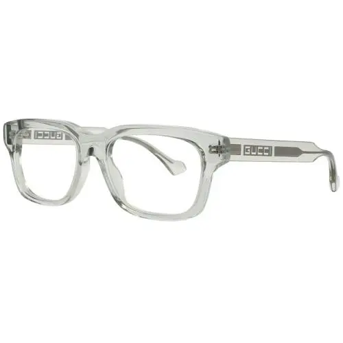 Gucci GG1731O 001 Eyeglasses Frame Men`s Black Full Rim Rectangle Shape 54mm