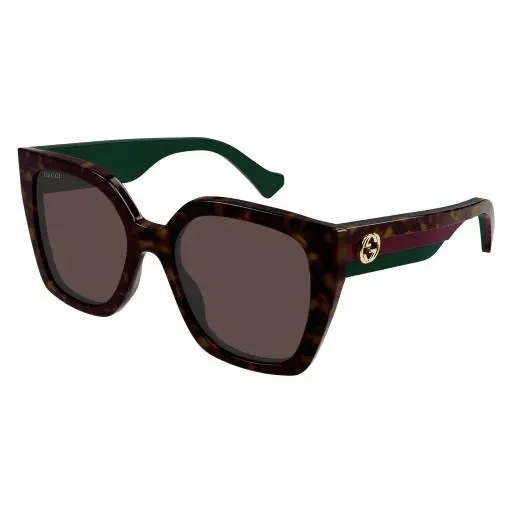 Gucci Brown Butterfly Ladies Sunglasses GG1300S 002 55 GG1300S 002 55
