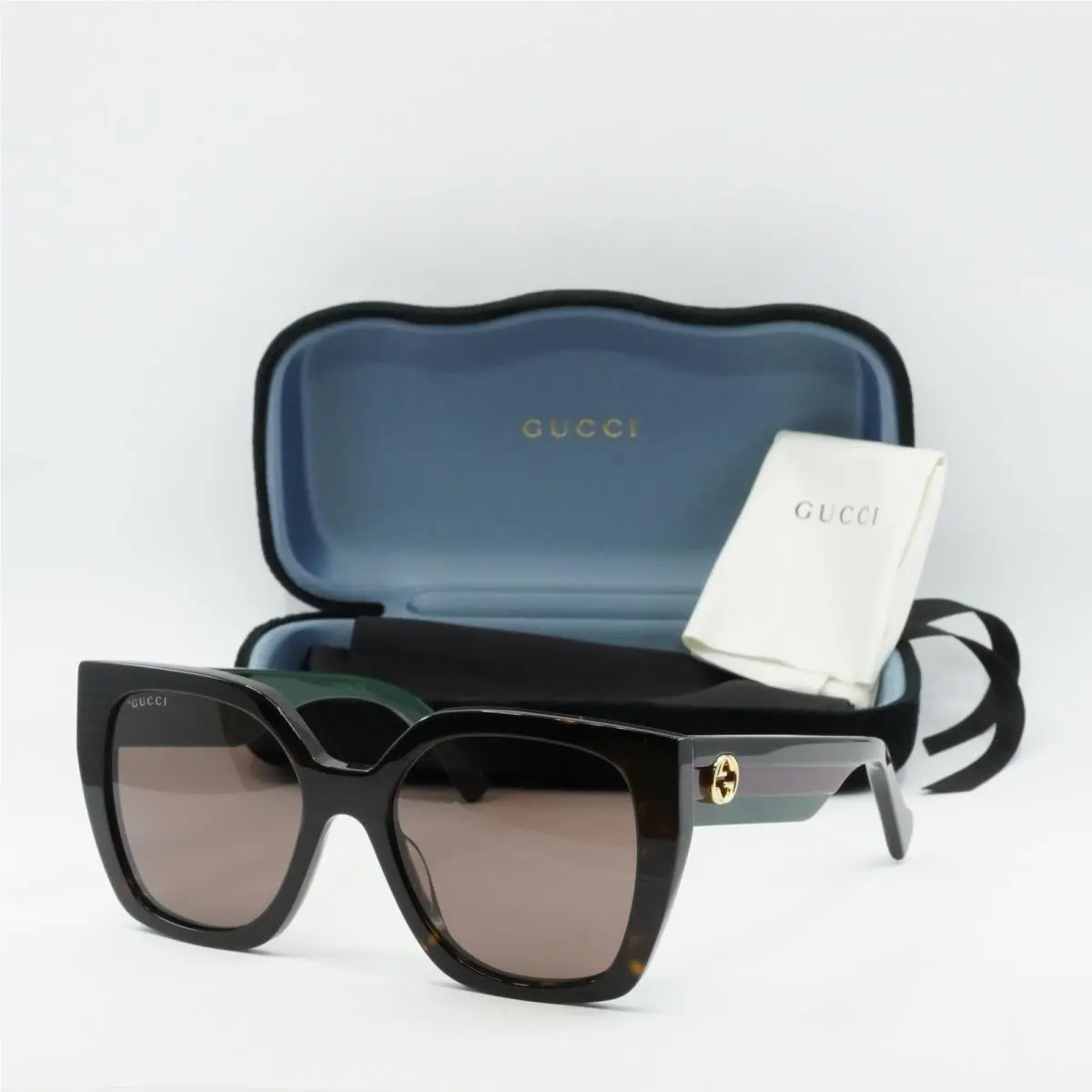 Gucci GG1300S 002 Havana/brown 55-19-145 Sunglasses