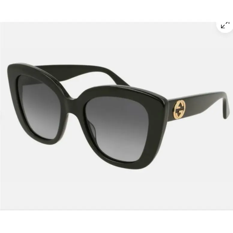 Gucci GG0327S-001 Size 52- 20-140 Black Women Sunglasses