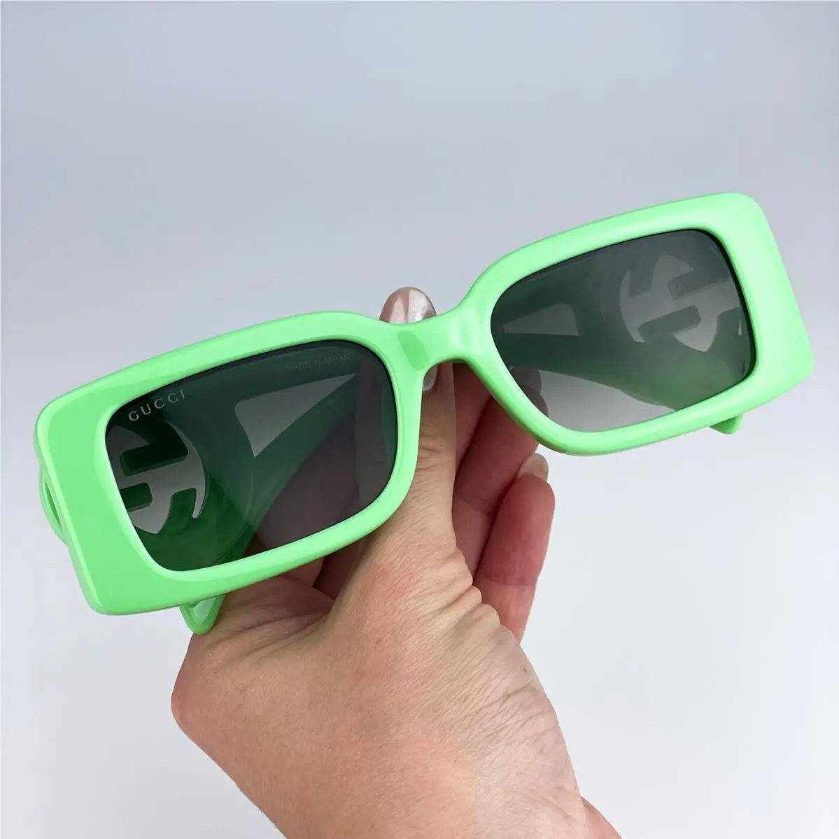 Gucci Couture 1325 Orange GG Logo 008 Narrow Fashion Square Sunglasses GG1325S