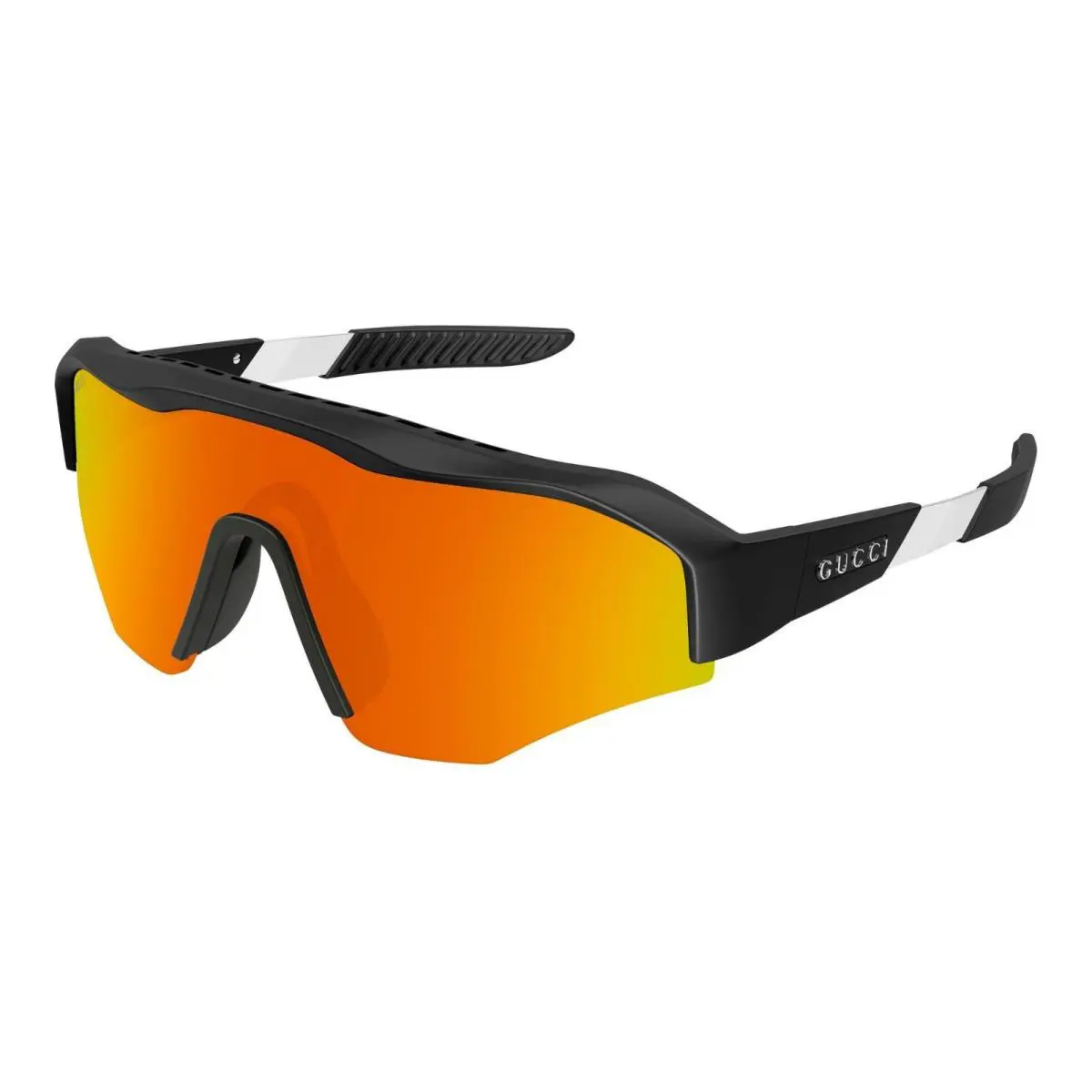 Gucci GG2017S Black/orange Mirrored 004 Sunglasses