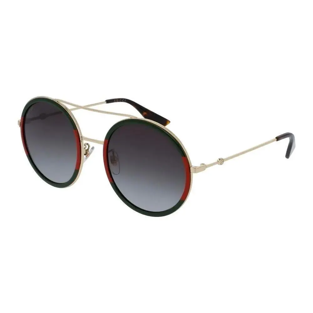 Gucci GG 0061 003 GG0061S Round Sunglasses Multicolor Grey Gradient 56mm