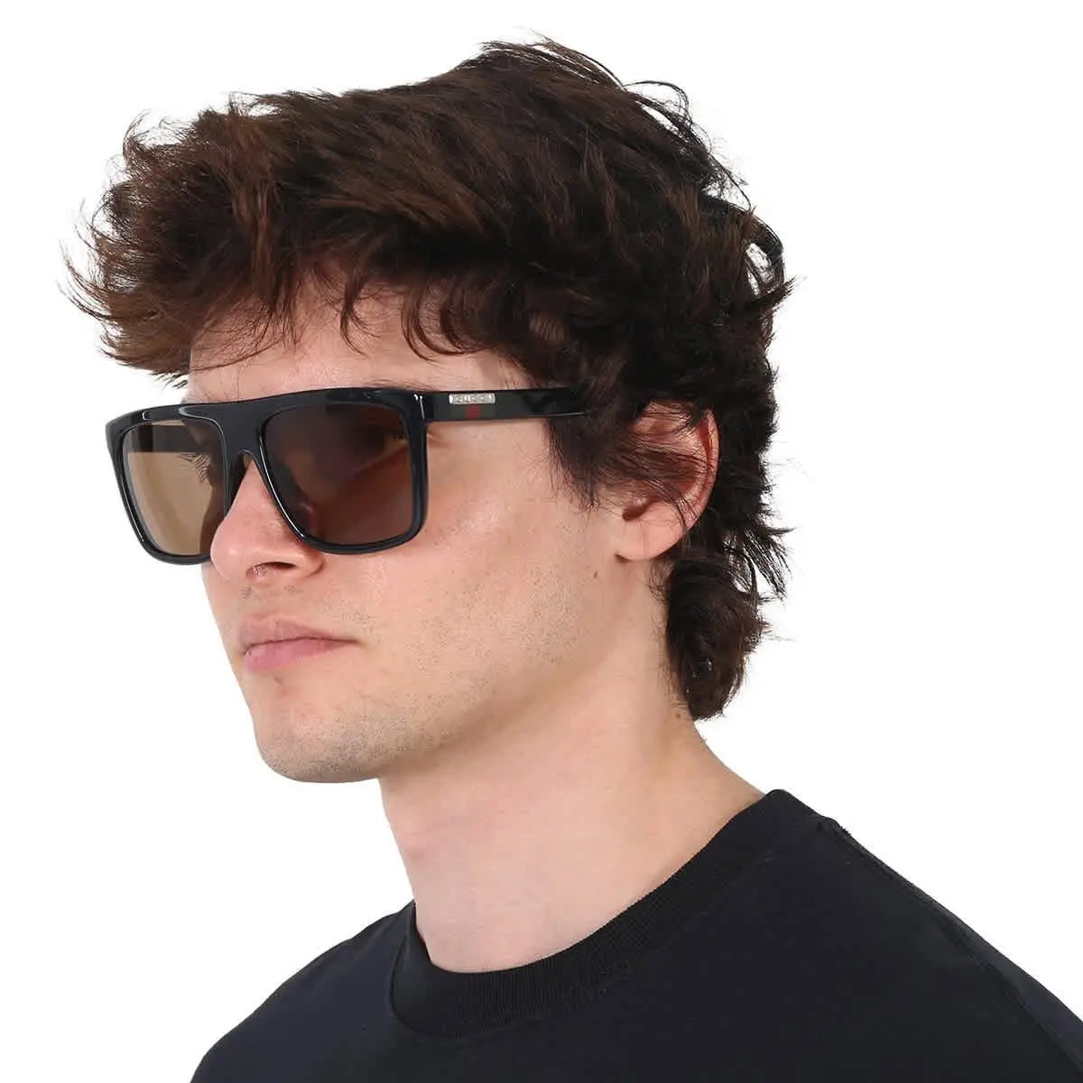 Brown Browline Men`s Sunglasses GG0748S 002 59 GG0748S 002 59 by Gucci