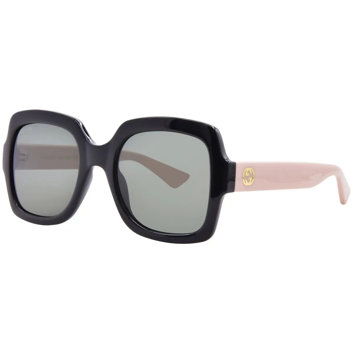 Gucci GG1337S 008 Sunglasses Women`s Black/pink/grey Square Shape 54mm