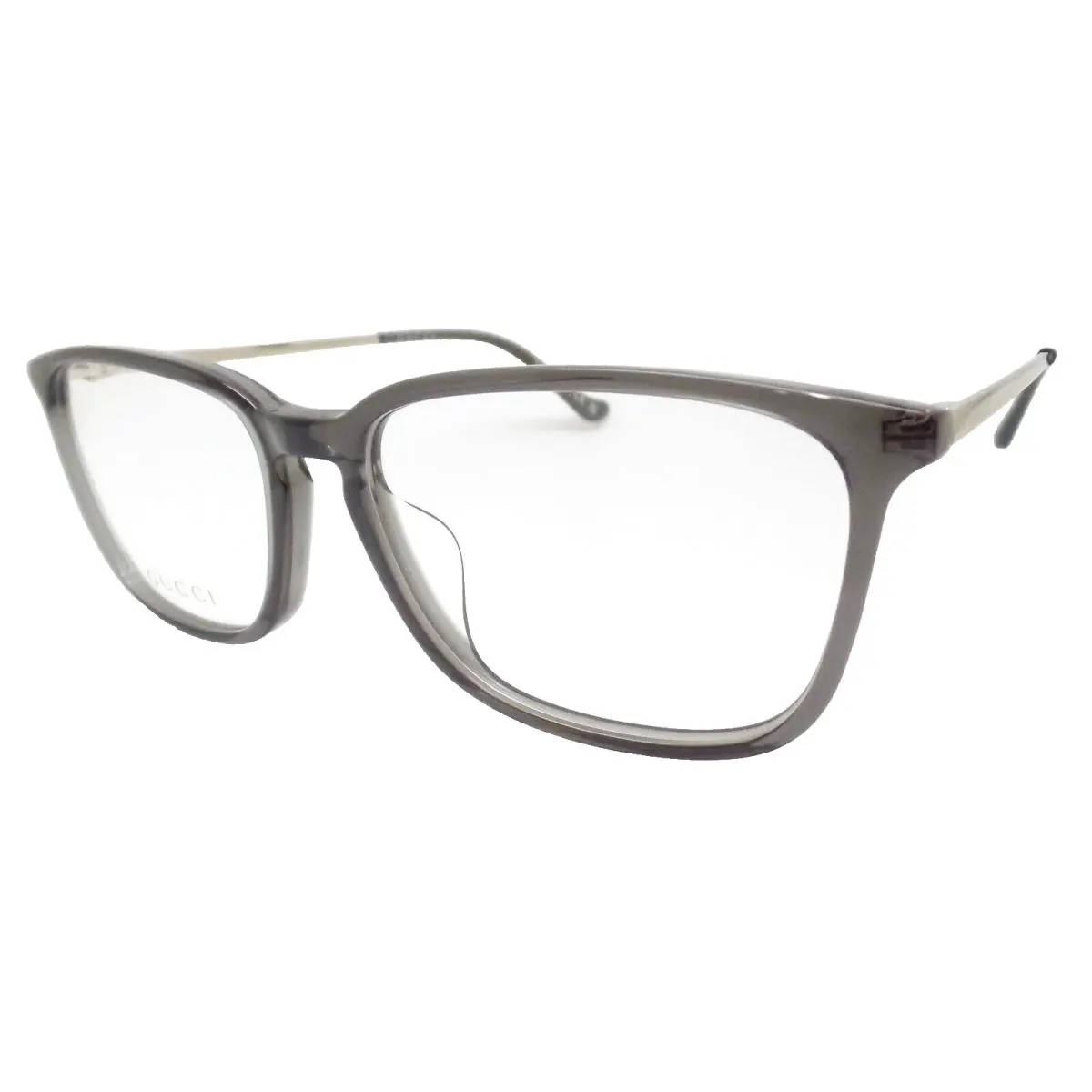 Gucci GG1609OA 003 Transparent Grey 56mm RX Eyeglasses Frames