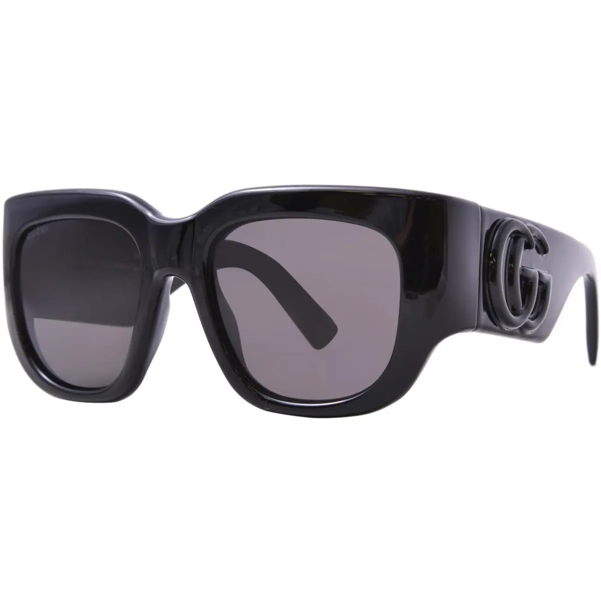 Gucci GG1545S 001 Sunglasses Women`s Black/grey Rectangle Shape 53-mm
