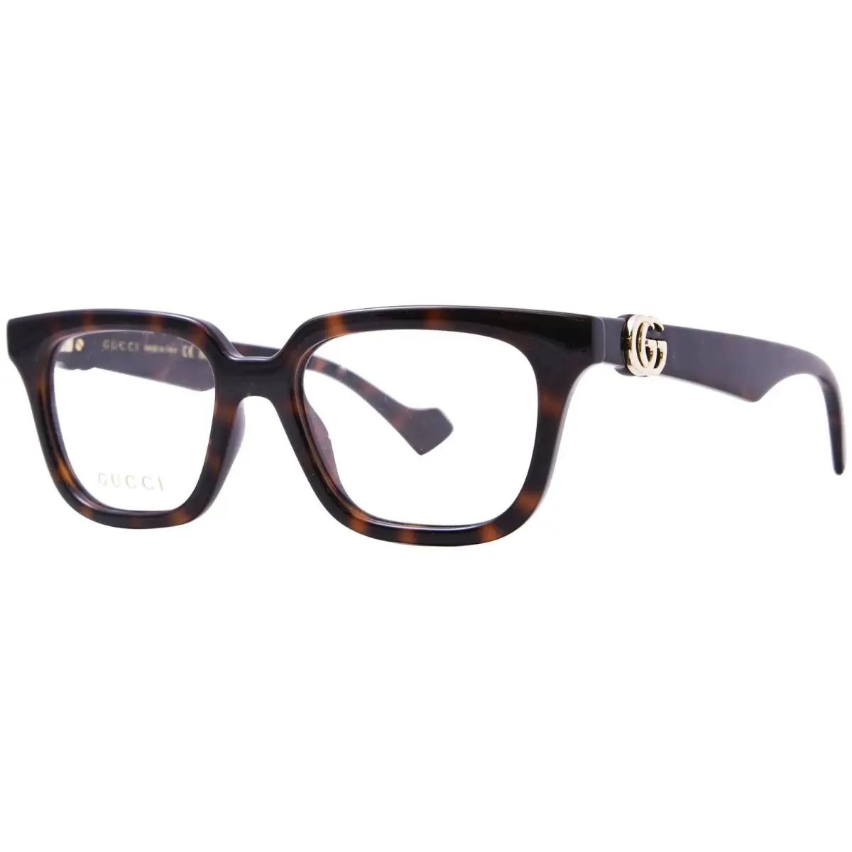 Gucci GG1536O 002 Eyeglasses Frame Women`s Havana Full Rim Cat Eye 51mm