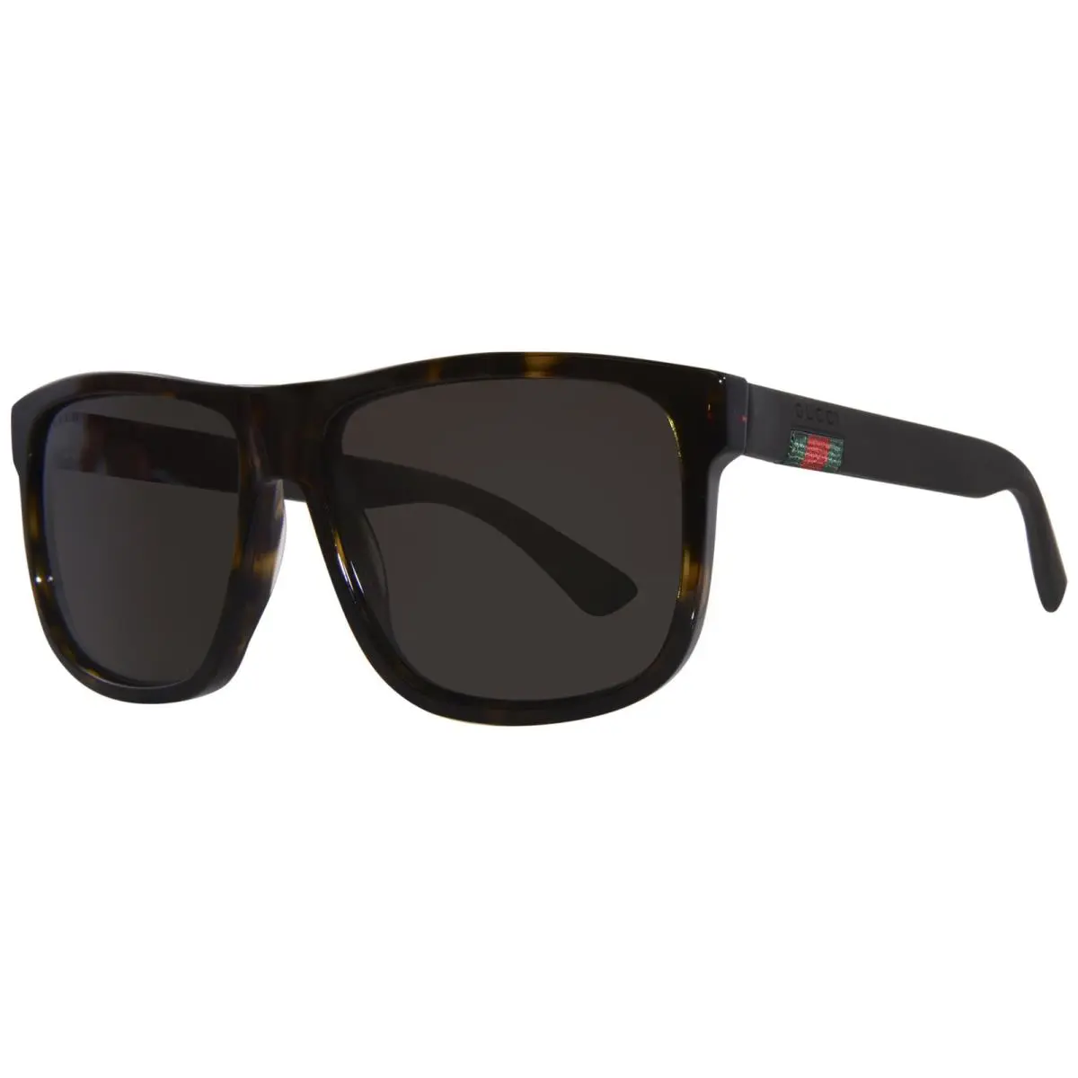 Gucci GG0010S 003 Sunglasses Men`s Havana/brown/grey Square Shape 58mm
