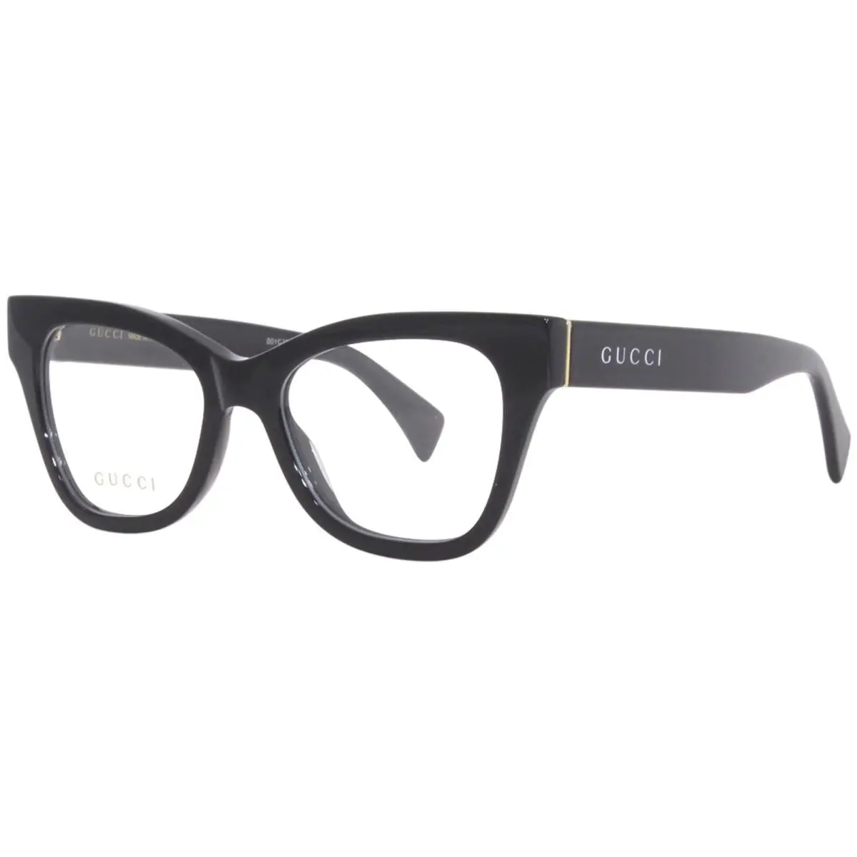 Gucci GG1133O 001 Eyeglasses Frame Women`s Black Full Rim Cat Eye 52mm
