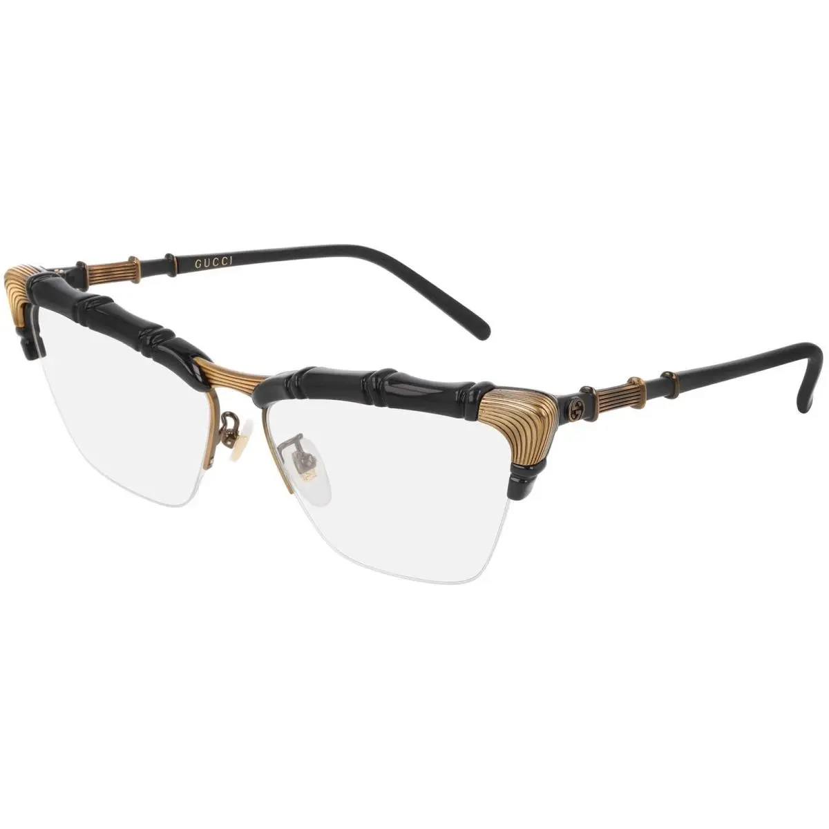 Gucci GG0660O 001 Black Gold Eyeglasses 58/15/140