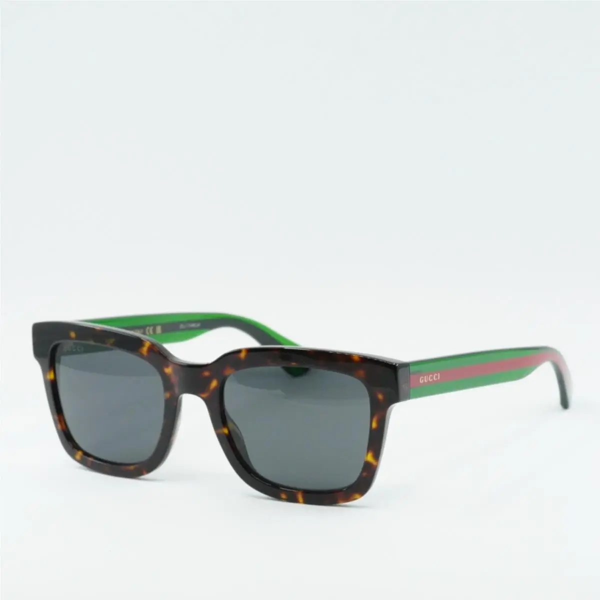 Gucci GG0001SN 003 Havana/green/grey 52-21-145 Sunglasses
