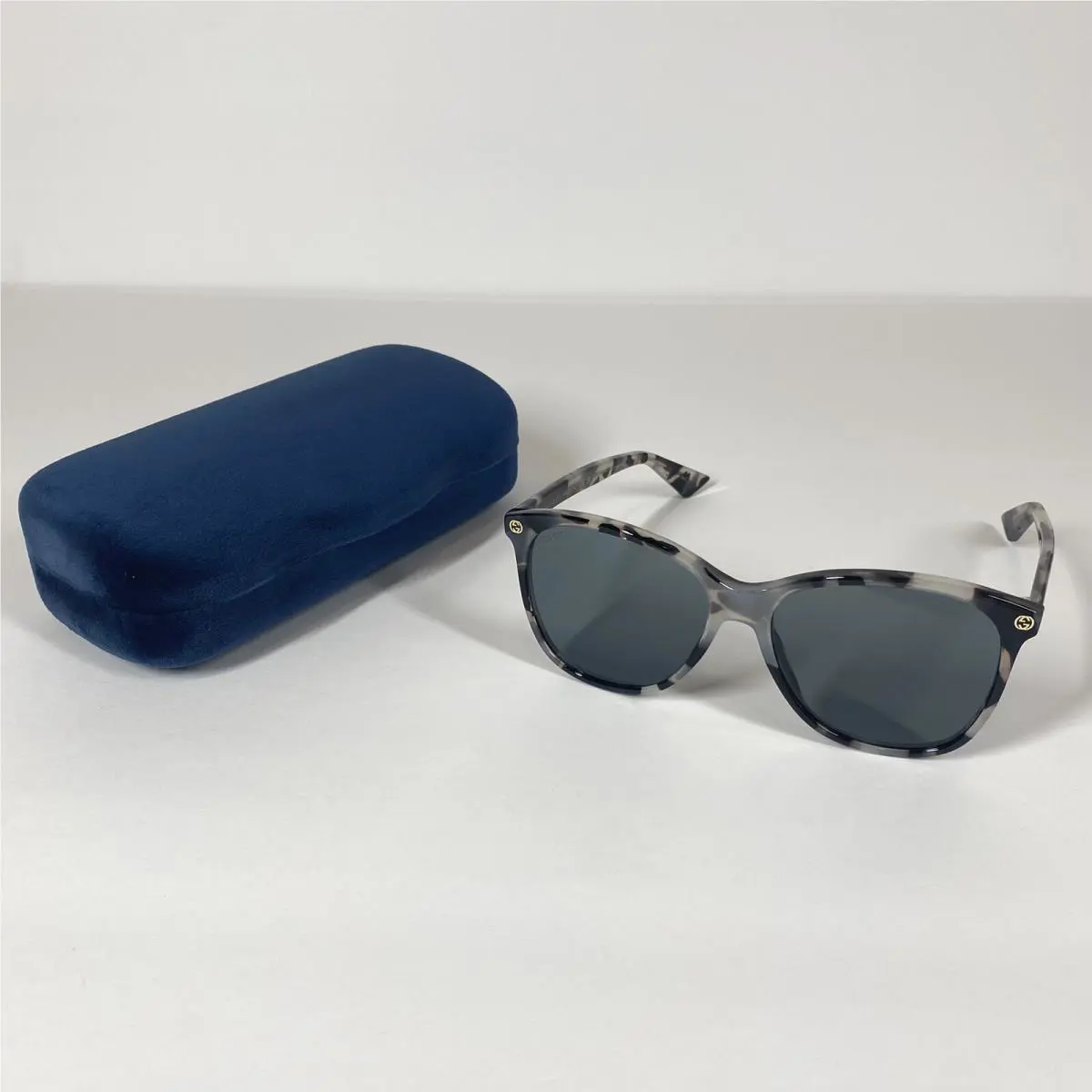 Gucci Sunglasses Womens Havana Grey Designer GG0024S Italy - Frame: Gray, Lens: Gray