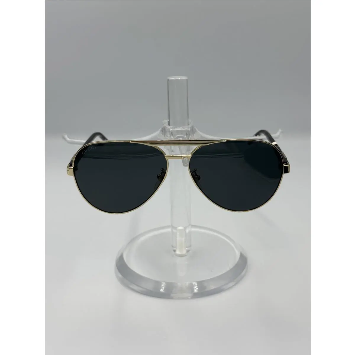 Gucci Sunglasses GG1163S 001-60 - Frame: Gold/Havana, Lens: Gray