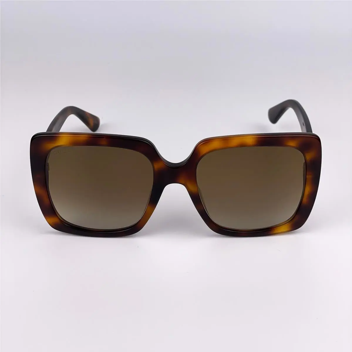 Gucci Women Sunglasses Black Grey Square GG0418S 001