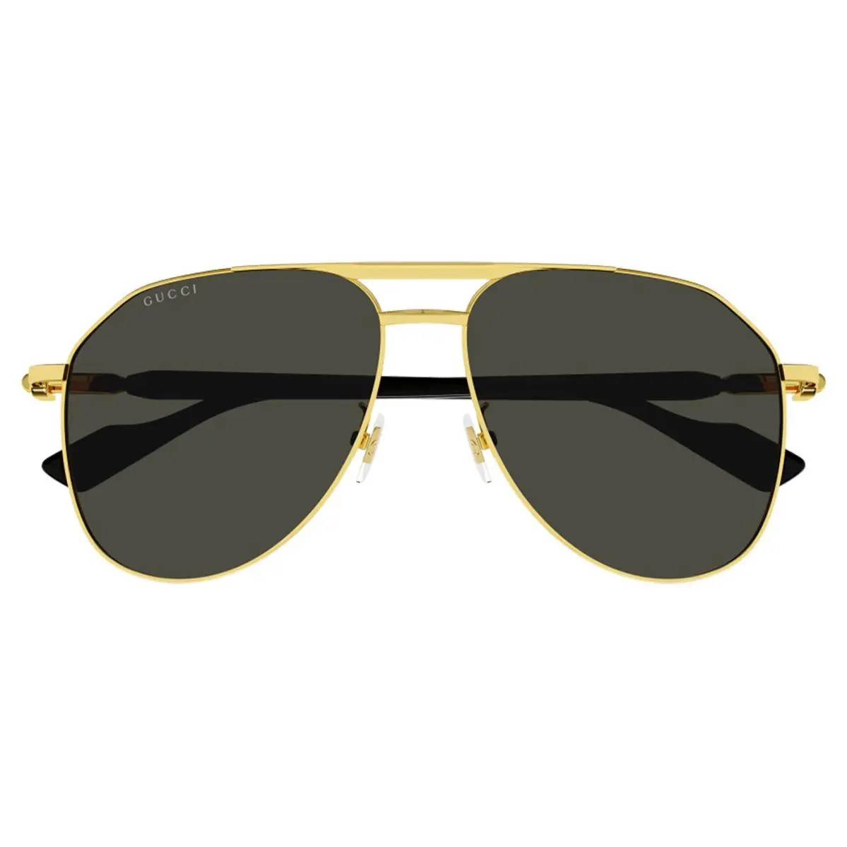 Gucci GG1220S-001 Men`s Gold / Grey Lens Sunglasses