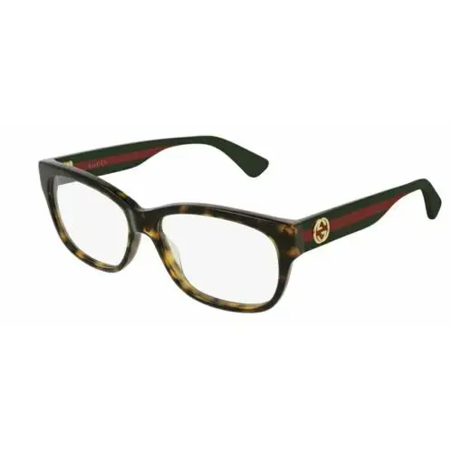 Gucci GG 0278 O 012 Havana/multicolor Rectangular Square Eyeglasses 55mm