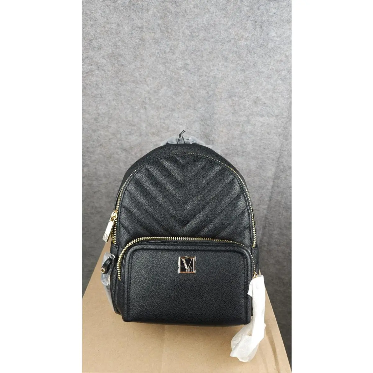 Victoria`s Secret The Victoria Small Backpack Black Grommet Blue Studd Black Lily Bag Choose Black Lily by Victoria's Secret