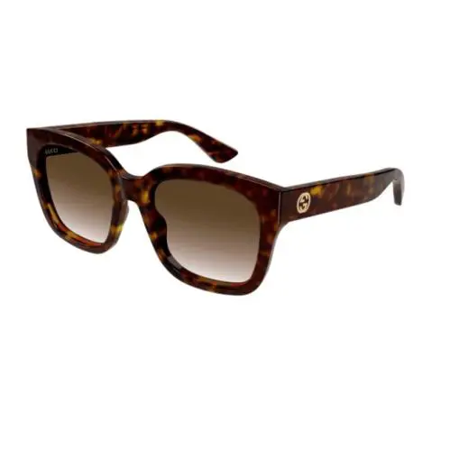 Gucci GG0418S Havana/brown Shaded 003 VJ Sunglasses