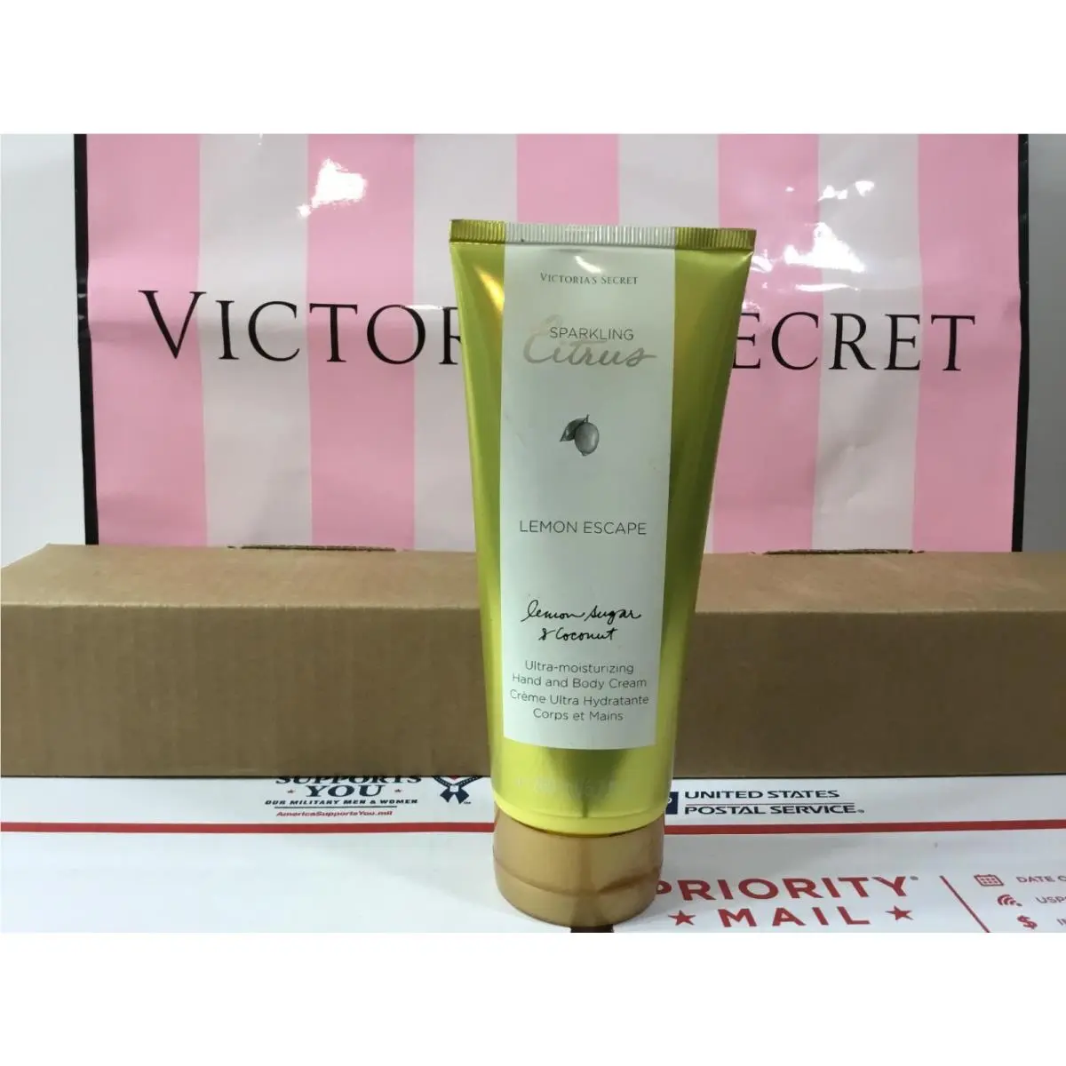 Victoria`s Secret Lemon Escape Body Mist Lotion Hand Cream Body Wash Pick 1 HAND AND BODY CREAM by Victoria's Secret