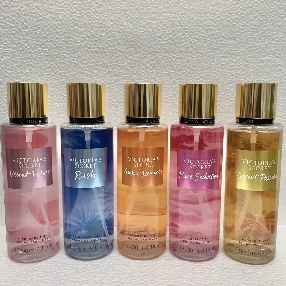 Victoria`s Secret Fragrance Mist Mix Match Fantasies Body Splash Lot 5