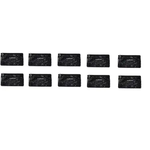 Set OF 10 Pcs Victoria Secret Cosmetic Makeup Bag Pink Coral Black