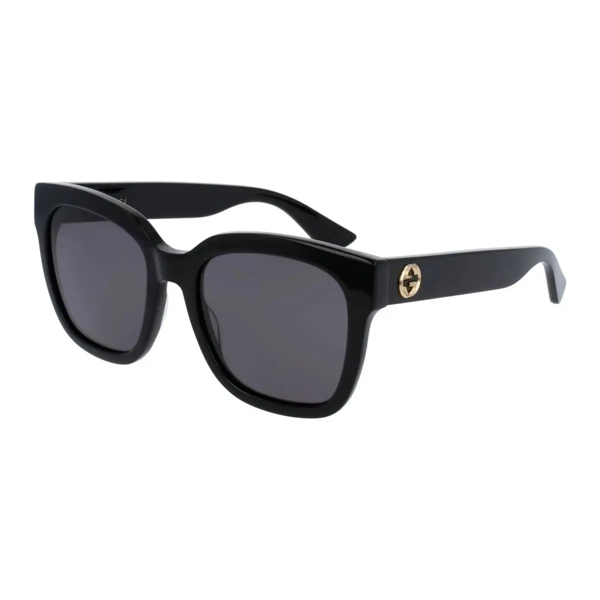 Gucci Grey Square Ladies Sunglasses GG0034SN 001 54 GG0034SN 001 54