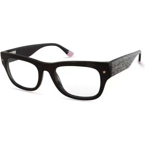 Victoria`s Secret VS5014 Black w Gold Star on Temple Silver 01B Eyeglasses