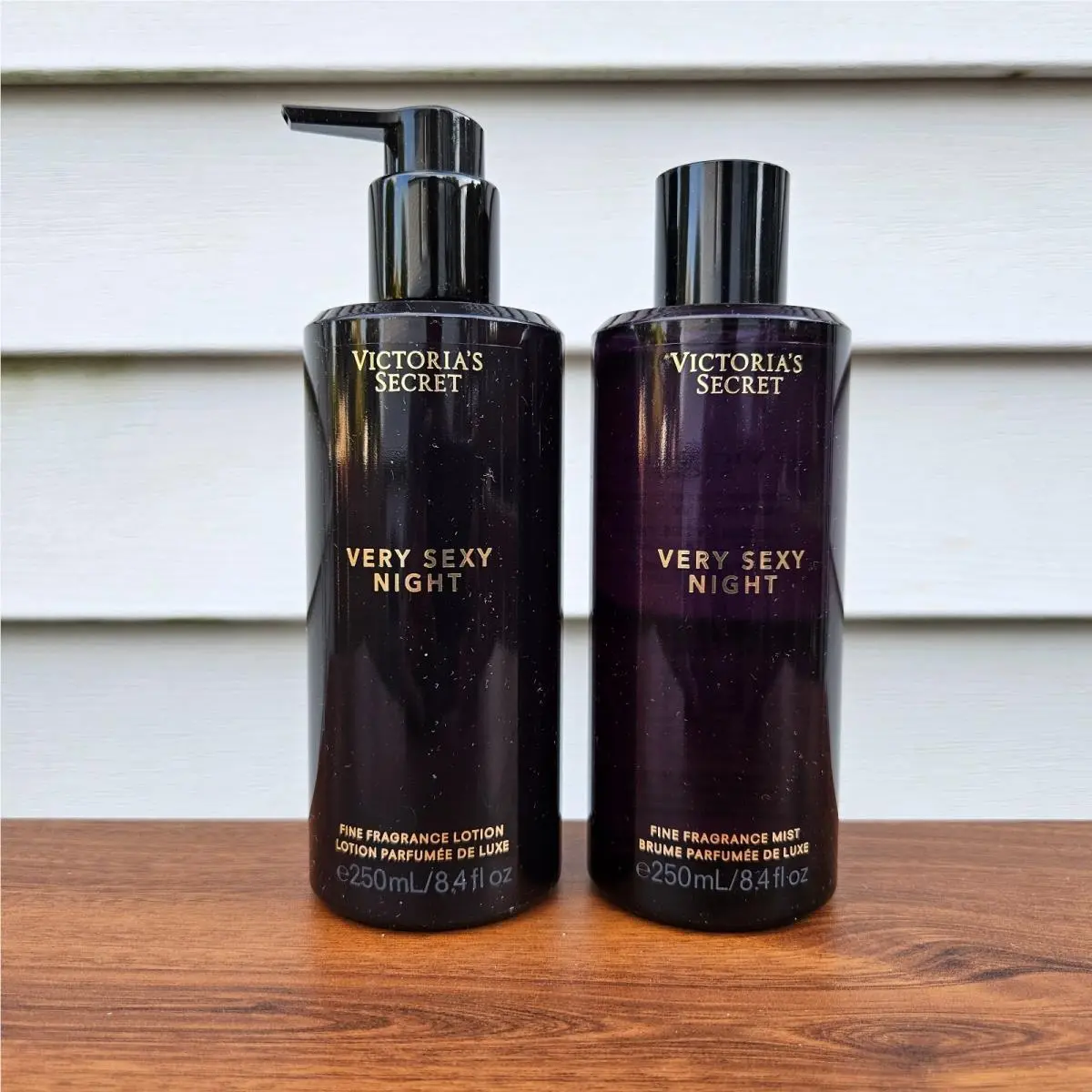Victoria`s Secret Very Sexy Fragrance Full Mist Lotion 8.4oz Choose 1pc/2pc Set Very Sexy Night (2pc Black set) by Victoria's Secret