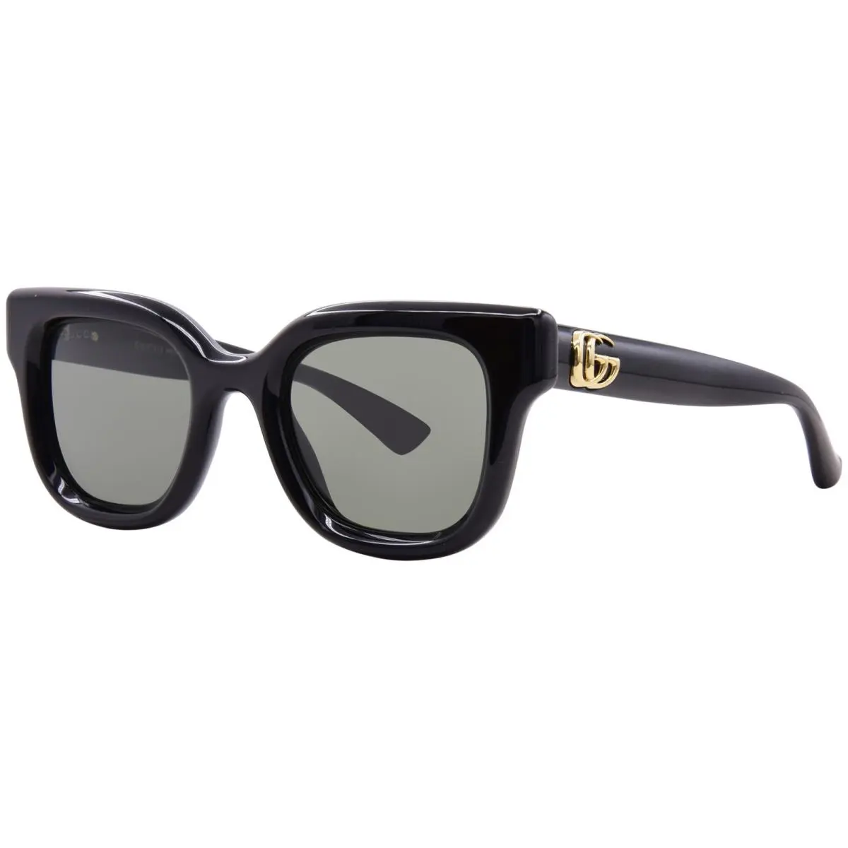 GG1828S 001 Sunglasses Women`s Black/grey Lenses Square Shape 49mm by Gucci
