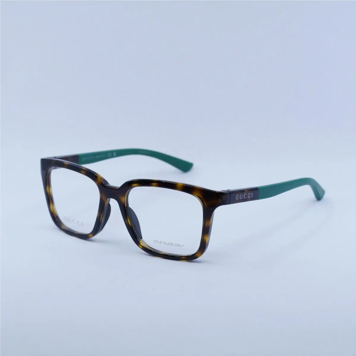 Gucci GG1738O 003 Havana with Green 52mm Eyeglasses