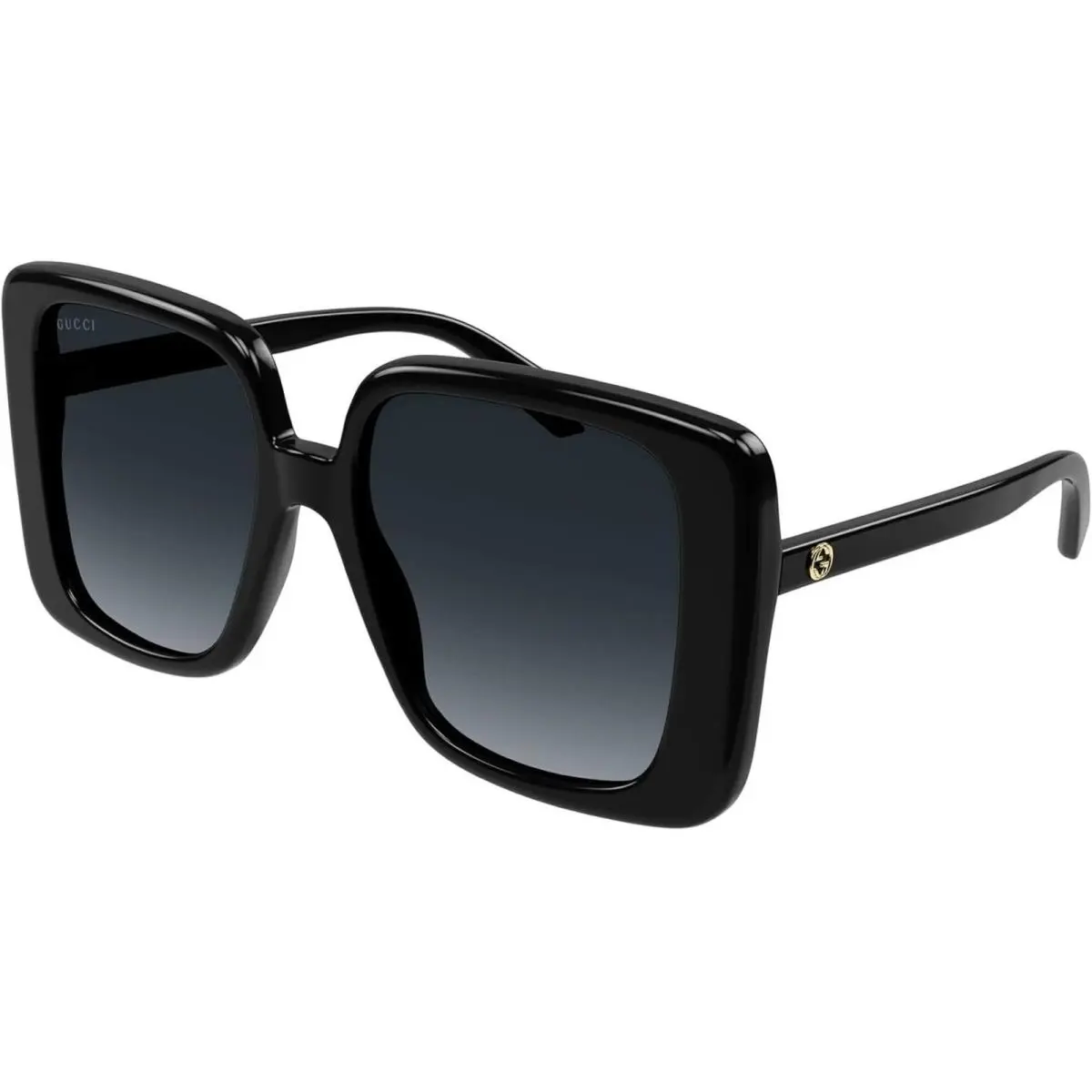 Gucci Women`s Sunglasses Black Acetate Oversized Full Rim Frame GG1314S 001