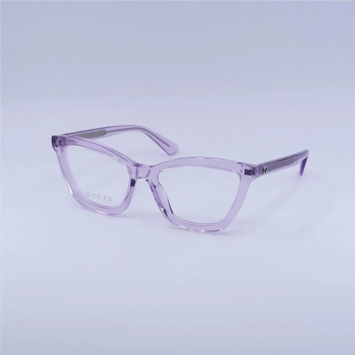 Gucci GG1686O 008 Transparent Violet 54mm Eyeglasses