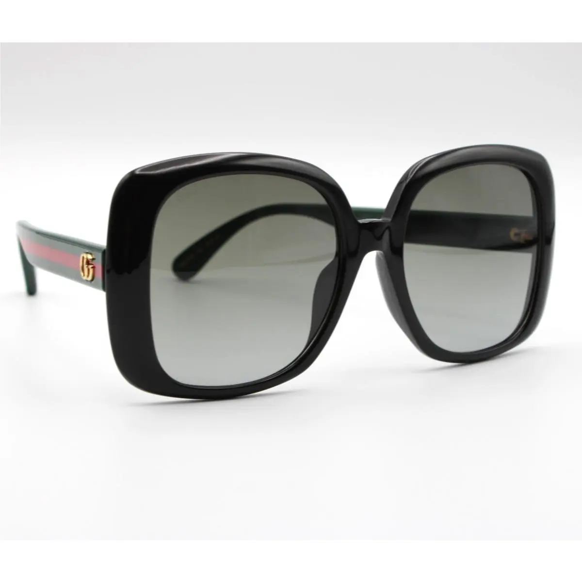 Gucci 56mm Designer Black/grey Green Sunglasses For Women`s GG0714SA 001