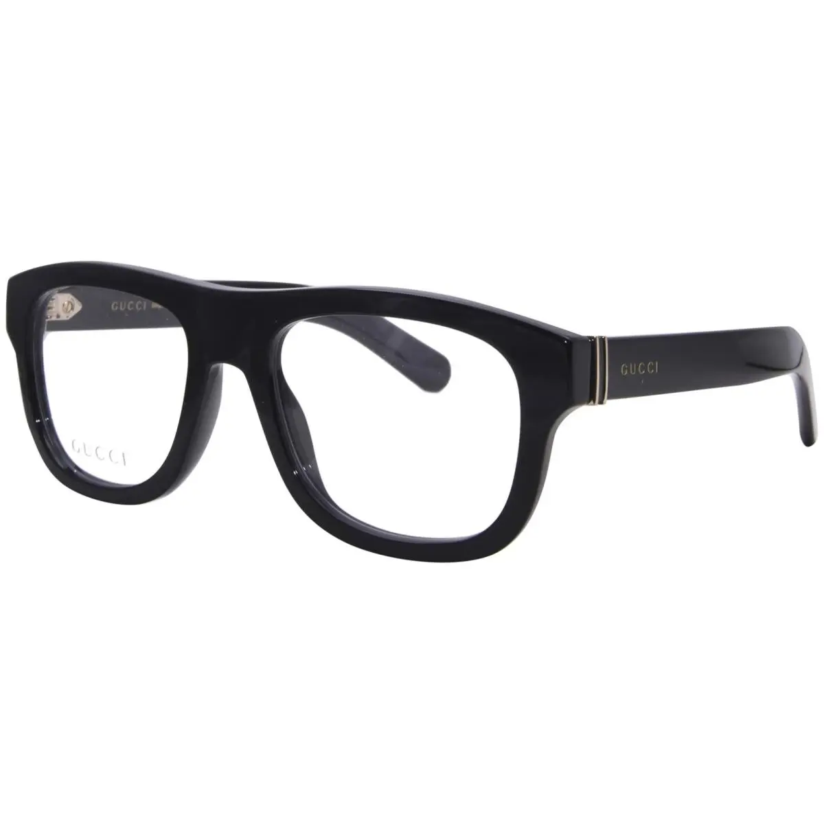 Gucci GG1509O 001 Eyeglasses Frame Men`s Black Full Rim Square Shape 54mm