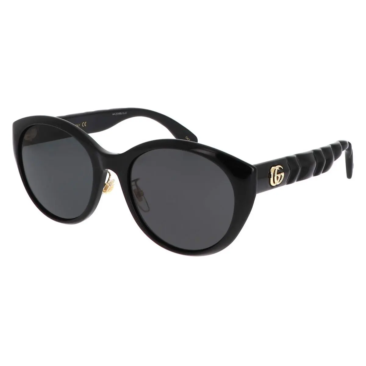 Gucci Sunglasses GG0814SK 001 Black/grey Lens Design 56mm