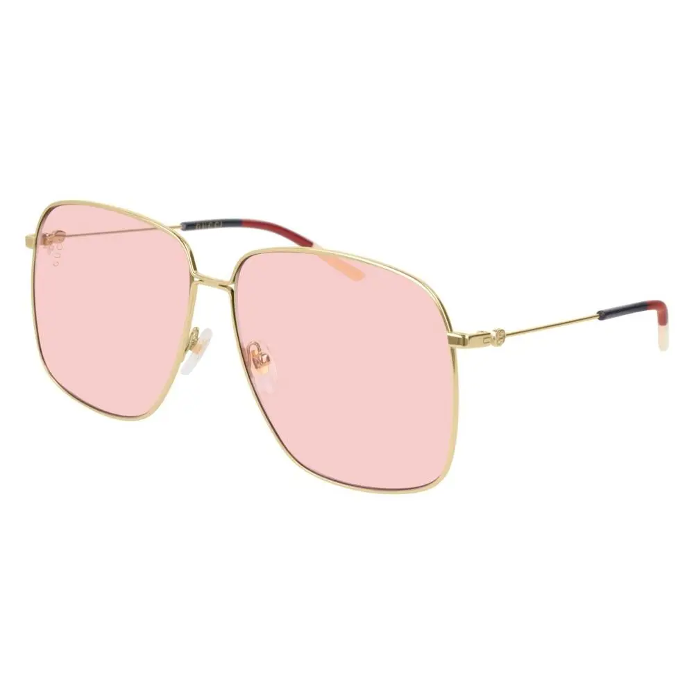 Gucci Logo GG 0394S Sunglasses 004 Gold