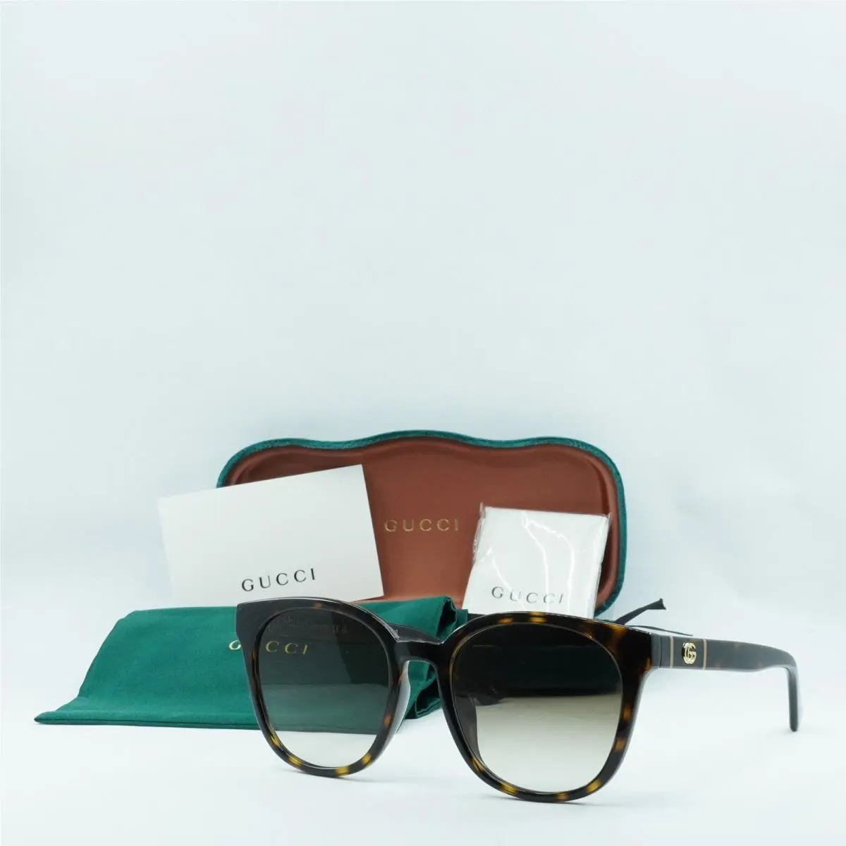 Gucci GG1122SA 002 Havana/brown Gradient 56-20-145 Sunglasses