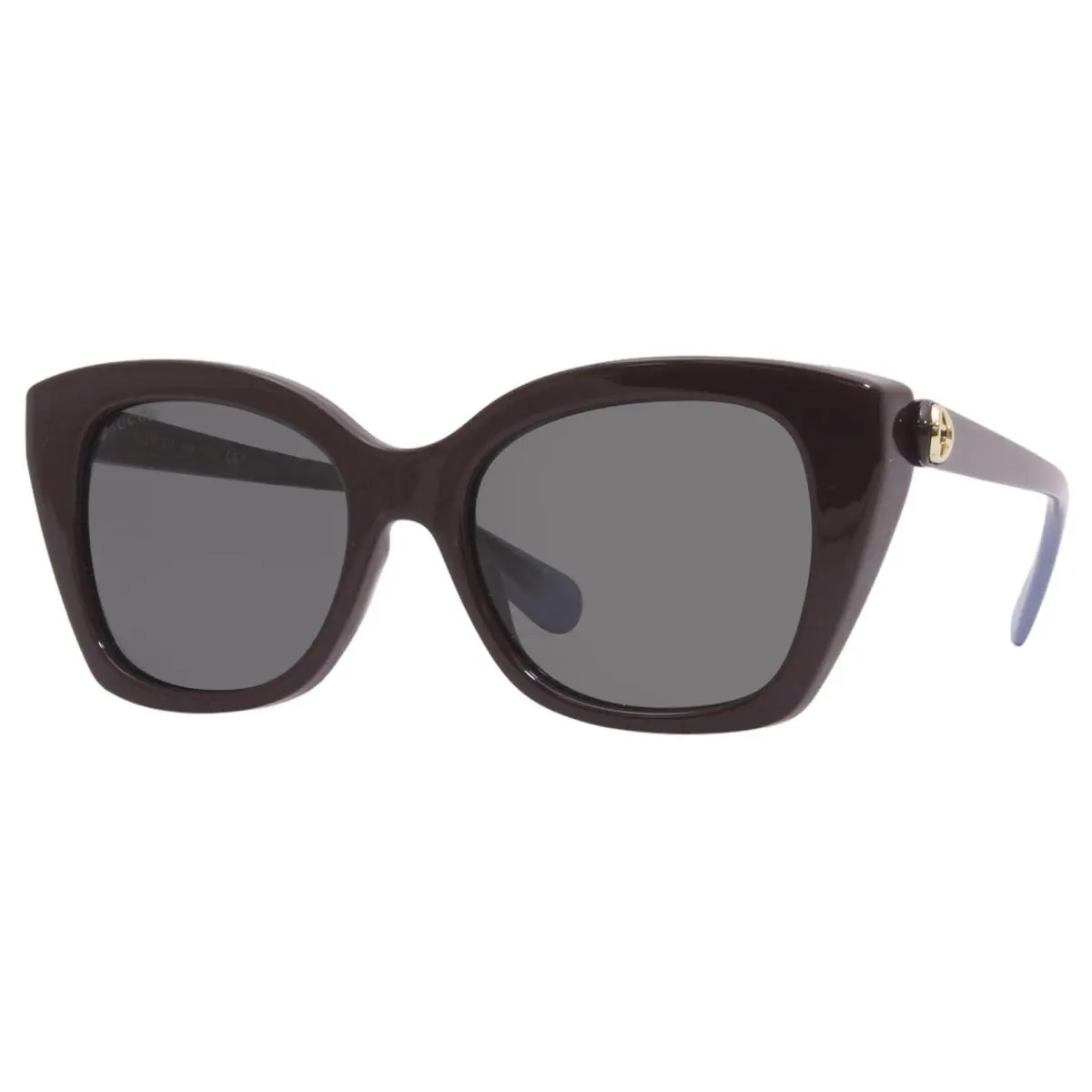 Gucci GG0921S 004 Sunglasses Women`s Brown/grey Lenses Fashion Rectangular 55mm