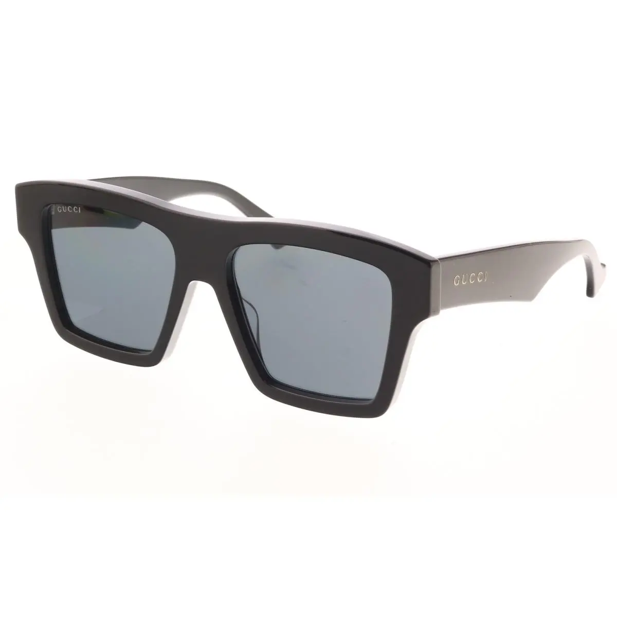 Gucci GG0962S-005 Bold Matte Black Angular Frame Sunglasses For Men