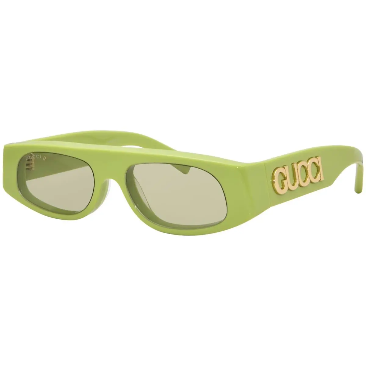 GG1771S 009 Sunglasses Women`s Green/gold/green Cat Eye 51mm by Gucci