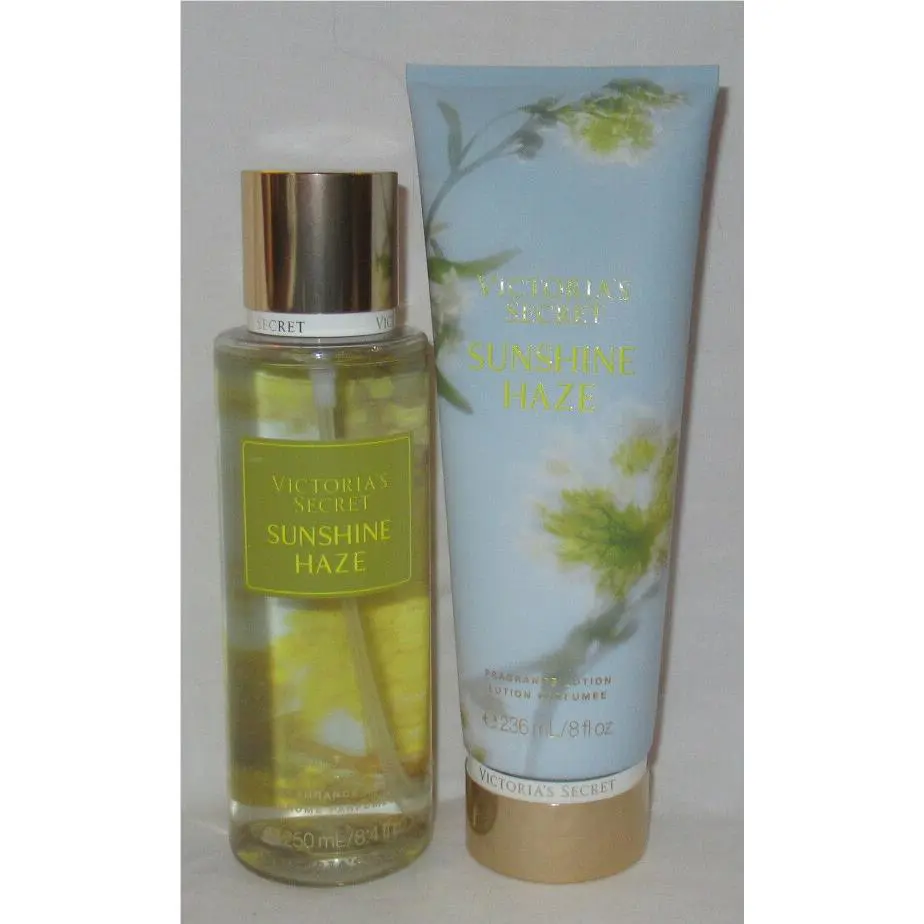 Victoria`s Secret Fragrance Mist Lotion Set Lot of 2 Sunshine Haze