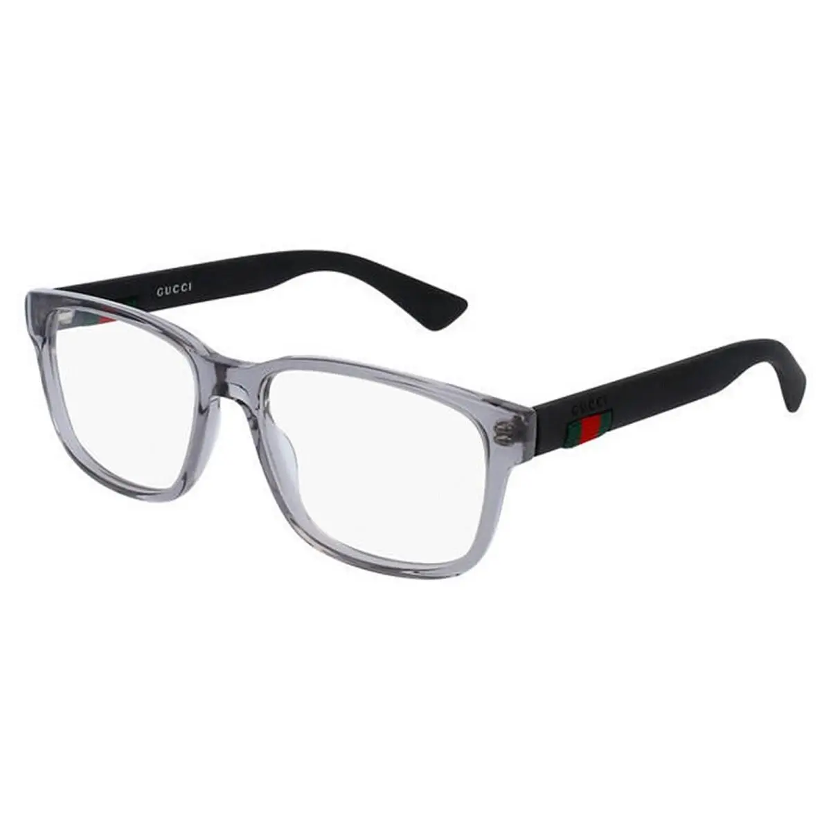 Gucci GG0011O 007 Grey/black 55mm Eyeglasses