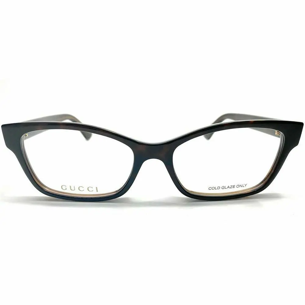 Gucci Cat Eye Women`s Eyeglasses Havana W/demo Lens GG0635O 005