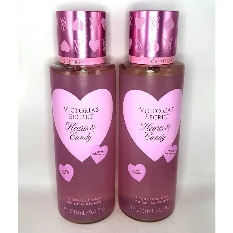 Victoria`s Secret Hearts Candy Body Mist 8.4 FL OZ Set OF 2