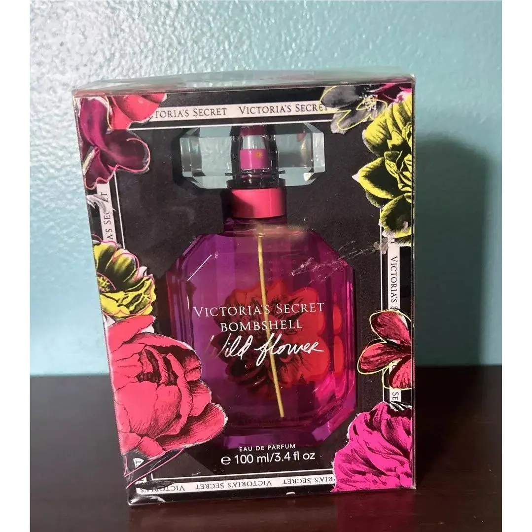 Victoria`s Secret Bombshell Wildflower Eau De Parfum Perfume Spray 3.4 oz by Victoria's Secret